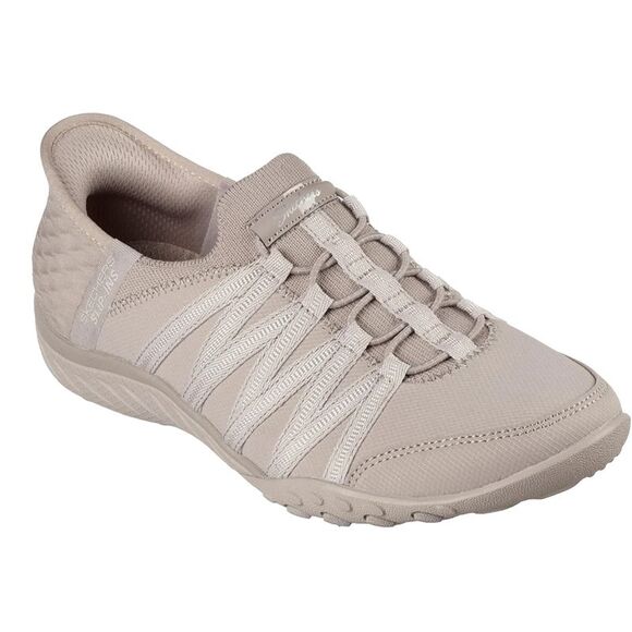 Skechers Womens/Ladies Breathe Easy Roll With Me Sneakers / Taupe